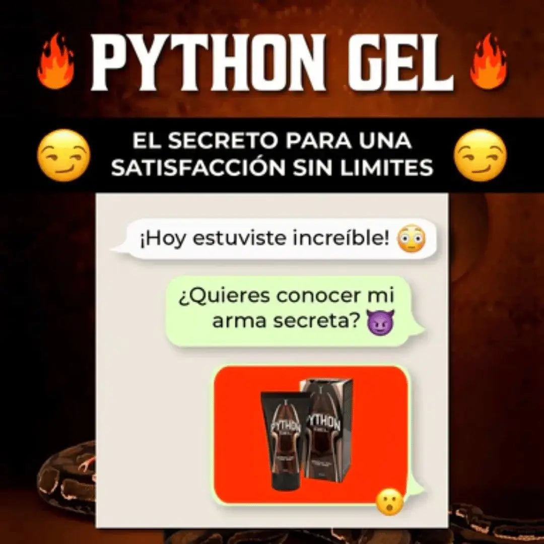 Python Gel - For Men 🐺🔥